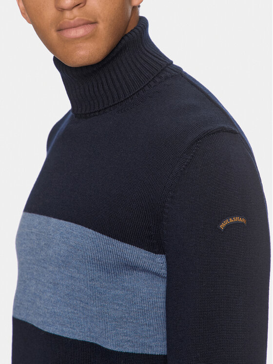 Paul&Shark Paul&Shark Rollkragenpullover 14311063 Dunkelblau Regular Fit