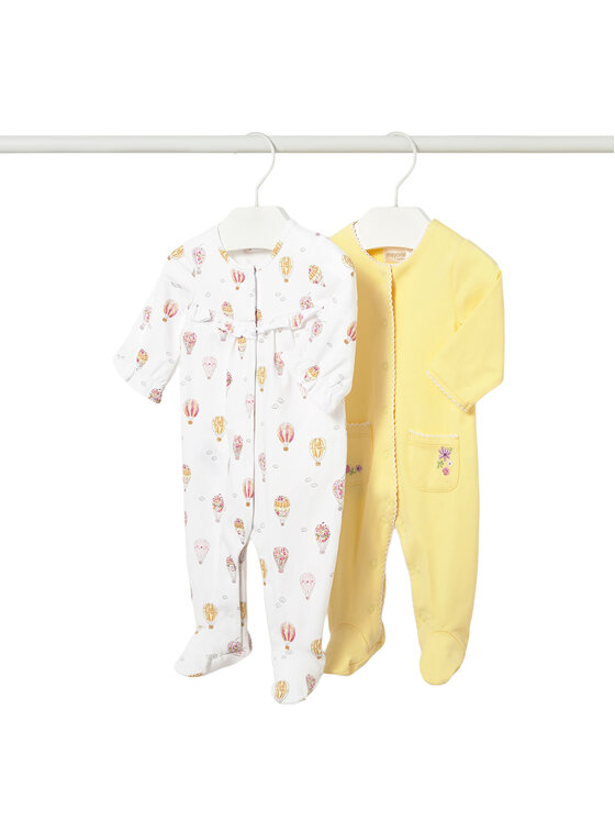 Mayoral Mayoral Set kombinezona za bebe﻿ 1708 Bijela Regular Fit