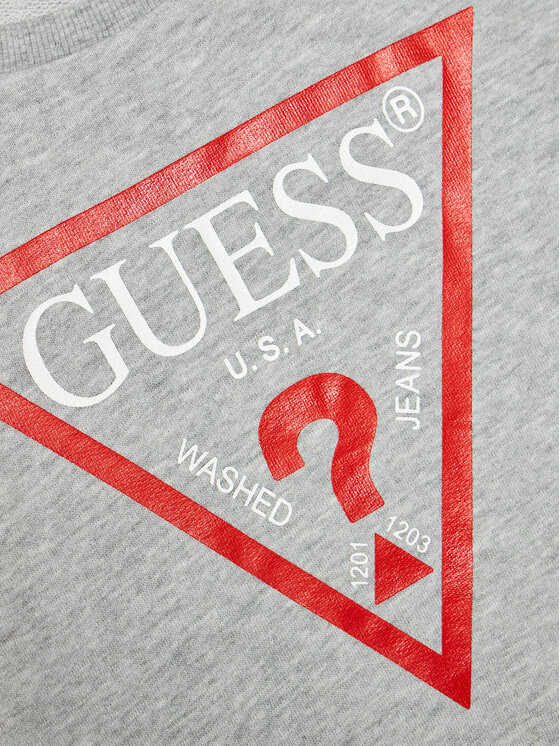 Guess Guess Суитшърт N73Q10 KAUG0 Сив Regular Fit
