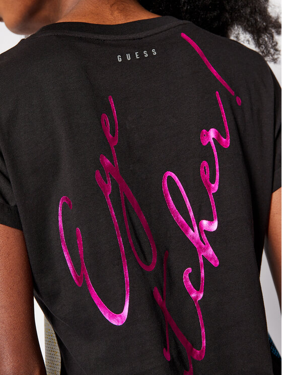 Guess Guess T-Shirt Fernanda W0YI40 JA900 Kolorowy Regular Fit