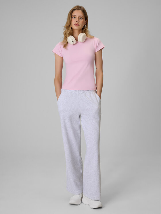 4F 4F Spodnie dresowe basic Szary jasny Regular Fit