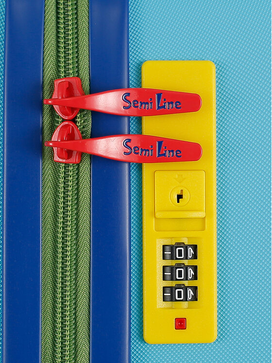 Semi Line Semi Line Valiză pentru copii T5933-3 Albastru celest