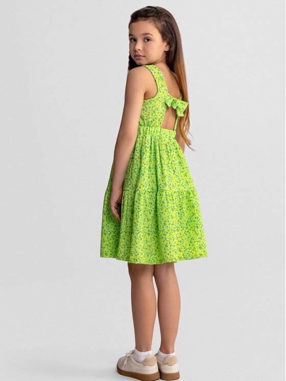 minoti minoti Sukienka codzienna 30DRESS158 Zielony Regular Fit