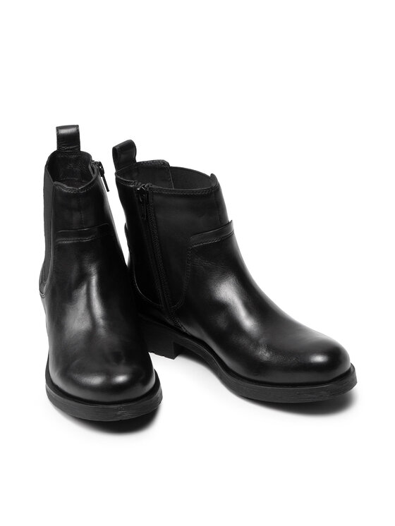 Geox Geox Botine D Rawelle A D166RA-000TU C9999 Negru