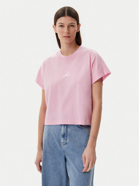 adidas Tričko ALL SZN JD0187 Ružová Regular Fit
