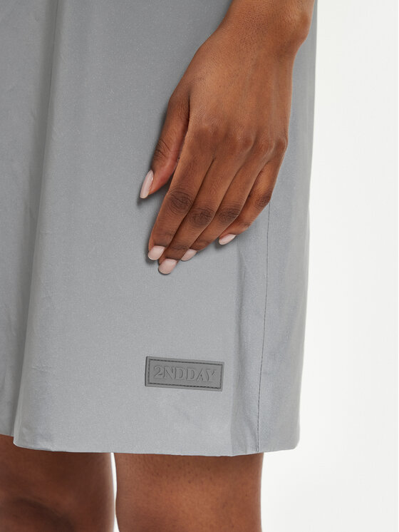 2NDDAY 2NDDAY Ежедневна рокля Petty Reflective 2244127509 Сив Relaxed Fit