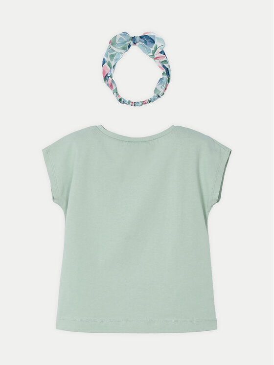 Mayoral Mayoral T-Shirt 3009 Zielony Regular Fit