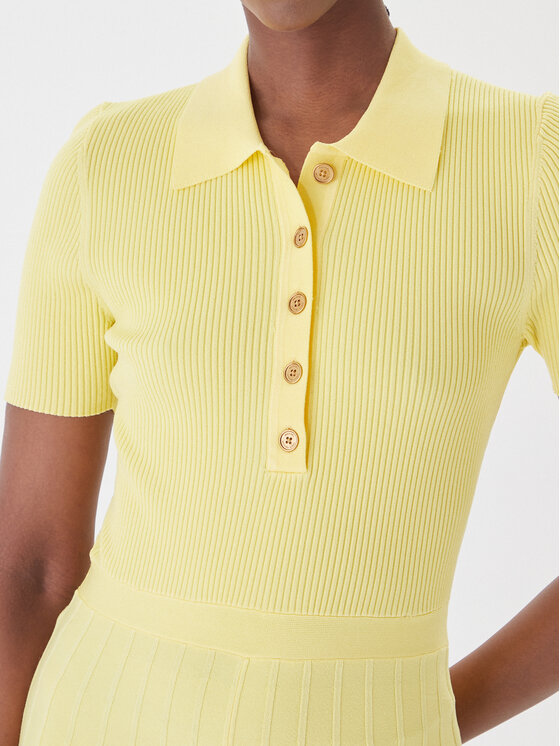 MICHAEL Michael Kors MICHAEL Michael Kors Kootud kleit MT5834F33D Kollane Regular Fit