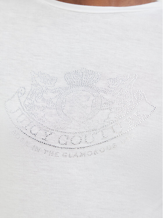 Juicy Couture Juicy Couture Majica JCWCT226328 Bijela Regular Fit