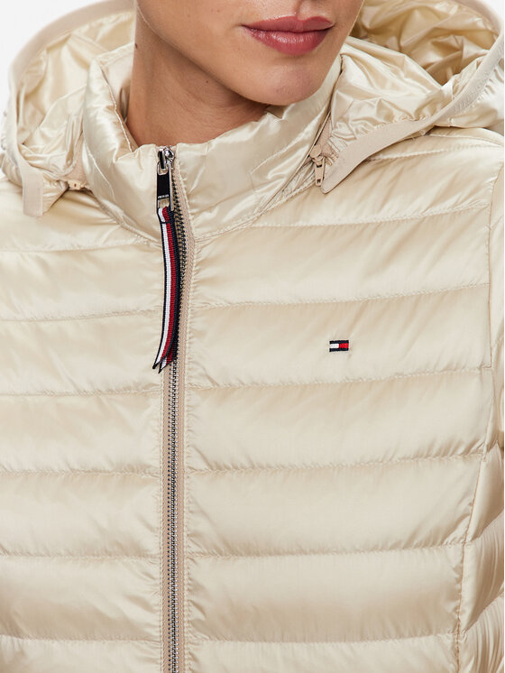 Tommy Hilfiger Tommy Hilfiger Daunenjacke Feminne WW0WW37264 Beige Regular Fit