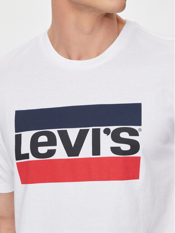 Levi's® Levi's® Tričko Sportswear Logo Graphic 39636-0000 Biela Regular Fit