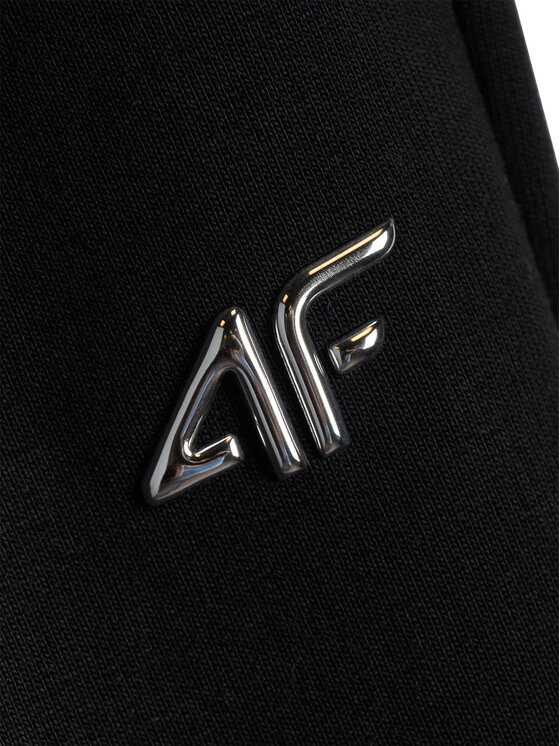4F 4F Spodnie dresowe BASIC+ Czarny Slim Fit