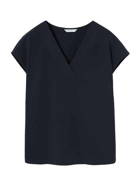 TATUUM Tatuum Bluzka NAVIX Granatowy Loose Fit