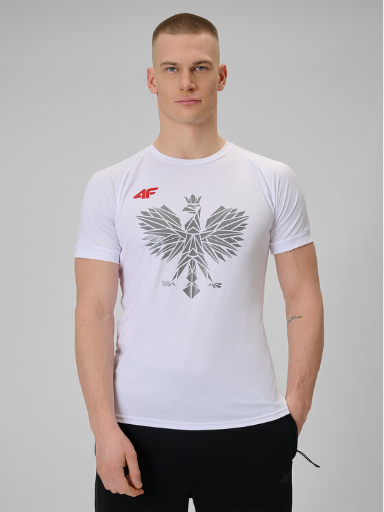 4F 4F T-Shirt TEAMWEAR Biały Regular Fit