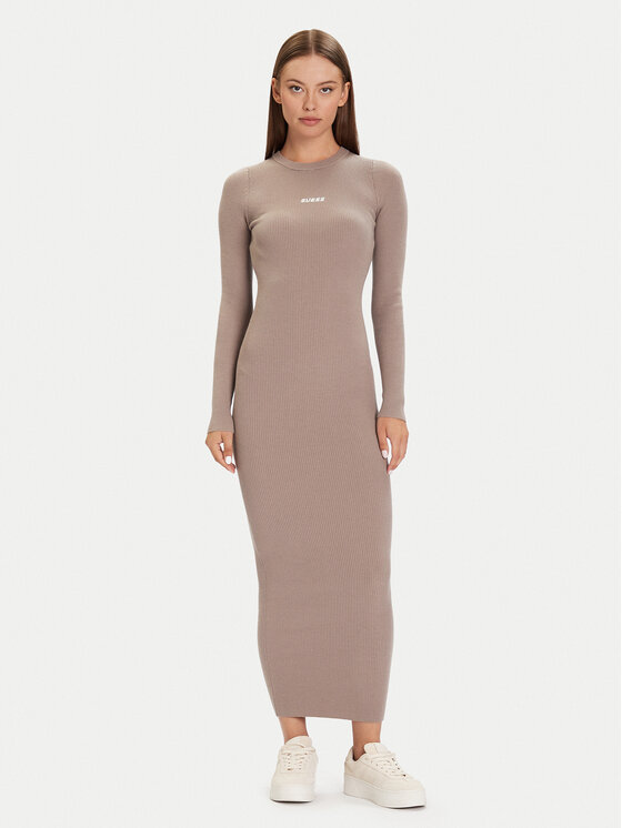 Guess Guess Трикотажна сукня V5BK02 Z3JD2 Рожевий Slim Fit