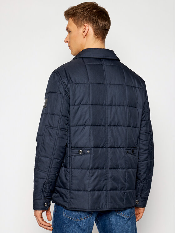 Tommy Hilfiger Tommy Hilfiger Bunda pro přechodné období Quilted Airfield MW0MW14880 Tmavomodrá Regular Fit