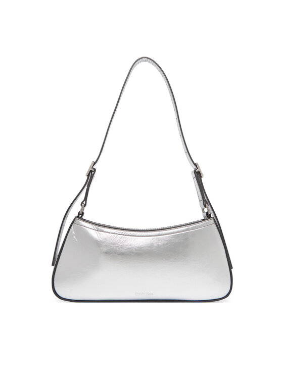 Calvin Klein Calvin Klein Táska Ck Metallic Small Shoulder Bag LV04F3304G Ezüst