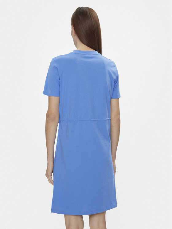 Tommy Hilfiger Tommy Hilfiger Rochie de zi 1985 WW0WW40734 Albastru Regular Fit