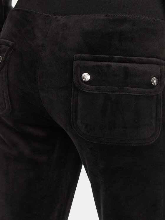 Juicy Couture Juicy Couture Pantaloni da tuta Layla JCBBJ125806 Nero Regular Fit