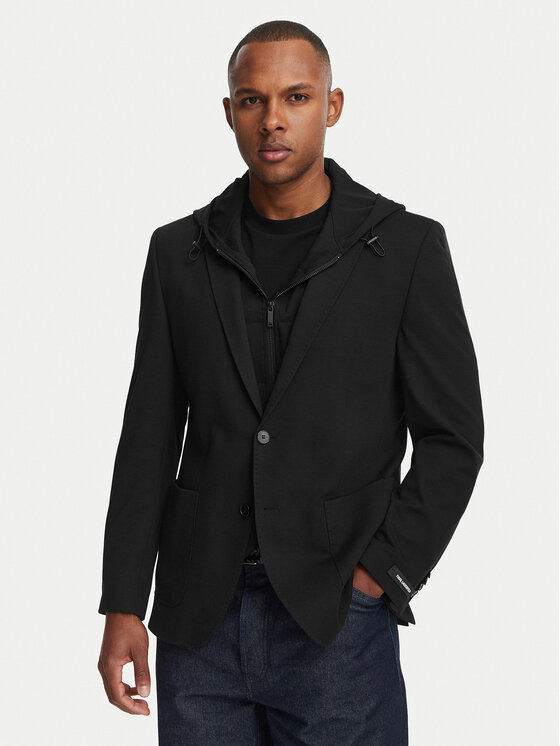 KARL LAGERFELD Sacou 155684-562023 Negru Modern Fit