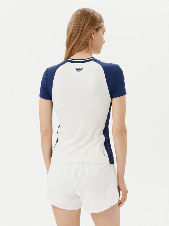 EA7 Emporio Armani EA7 Emporio Armani Technisches T-Shirt 7W000199 AF13282 M0058 Weiß Regular Fit
