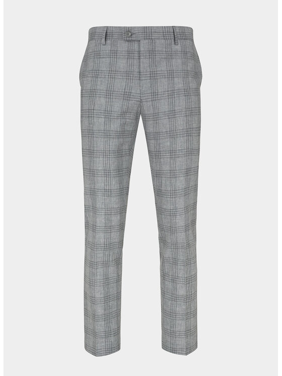Pako Lorente Pako Lorente Spodnie garniturowe P21WF-6G-070 Szary Slim Fit