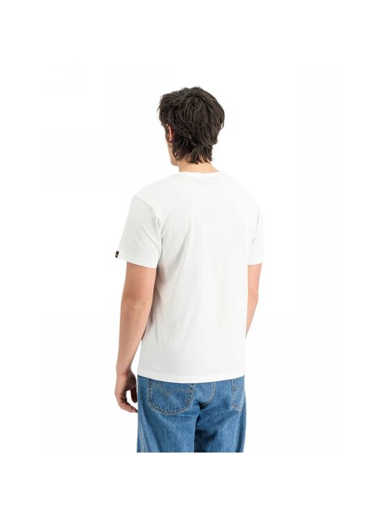 Alpha Industries Alpha Industries T-Shirt AI.268514 Biały Regular Fit