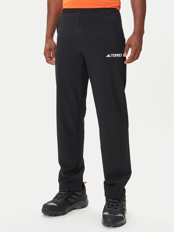 adidas adidas Pohodne hlače Terrex Multi Liteflex JF3709 Črna Regular Fit