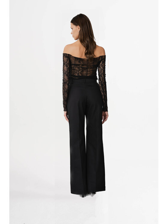 ROSE AVENUE ROSE AVENUE Bluzka MISTY Czarny Slim Fit