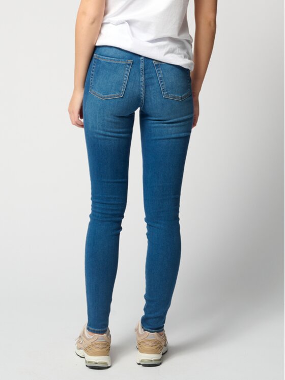 TeeShoppen TeeShoppen Jeansy Oryginalne dżinsy chude Niebieski Skinny Fit