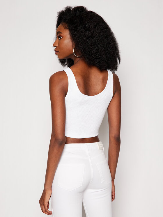 Calvin Klein Jeans Calvin Klein Jeans Τοπ J20J215703 Λευκό Regular Fit