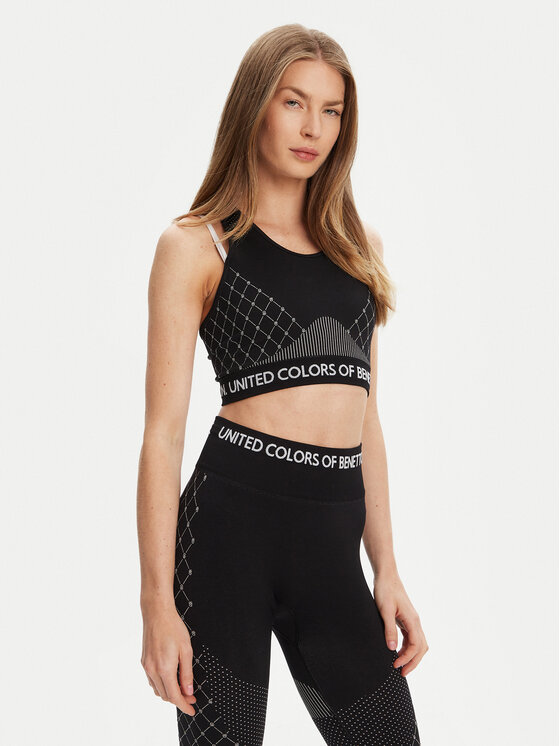United Colors Of Benetton United Colors Of Benetton Sport melltartó 3SW63H00I Fekete