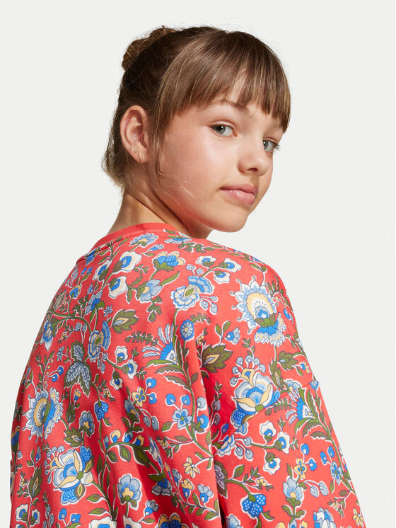 adidas adidas Majica dugih rukava Liberty London JV7827 Crvena Loose Fit