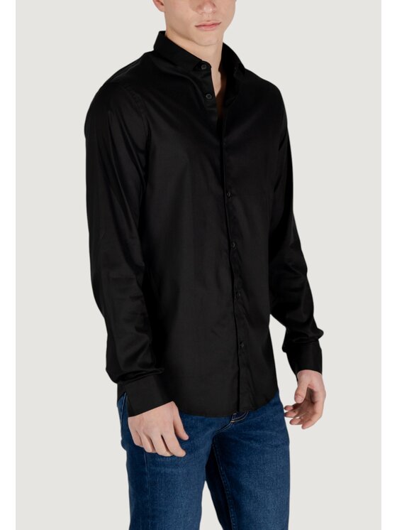 Armani Exchange Armani Exchange Camicia 8NZC49 ZNYXZ Nero Regular Fit
