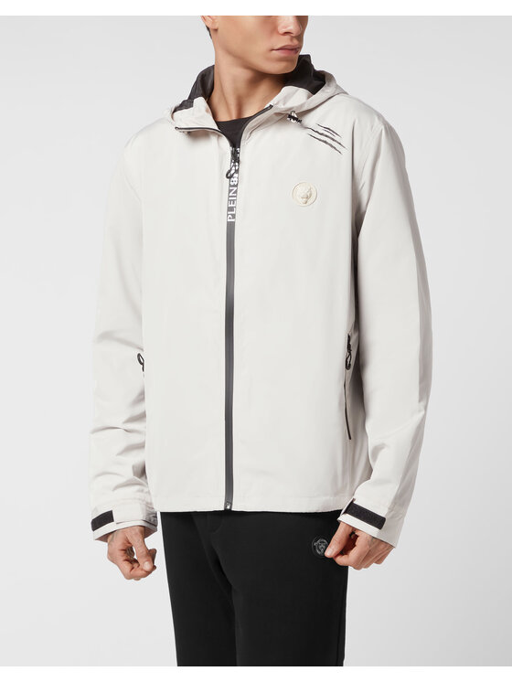 Plein Sport Plein Sport Giacca a vento 24049 Beige Regular Fit