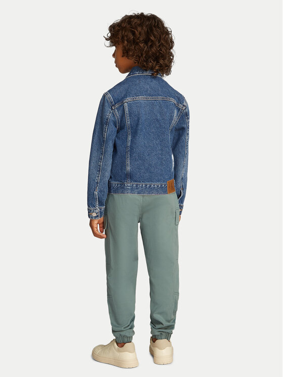 Calvin Klein Jeans Calvin Klein Jeans Džínsová bunda IB0IB02505 Tmavomodrá Regular Fit