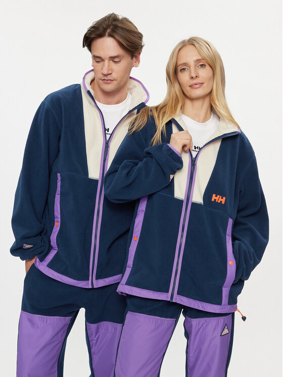 Helly Hansen Helly Hansen Fleecová mikina Unisex Yu Fleece 54018 Tmavomodrá Relaxed Fit
