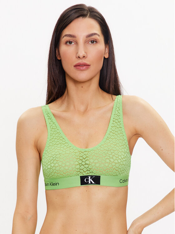 Calvin Klein Underwear Top Nedrček 000QF7233E Zelena