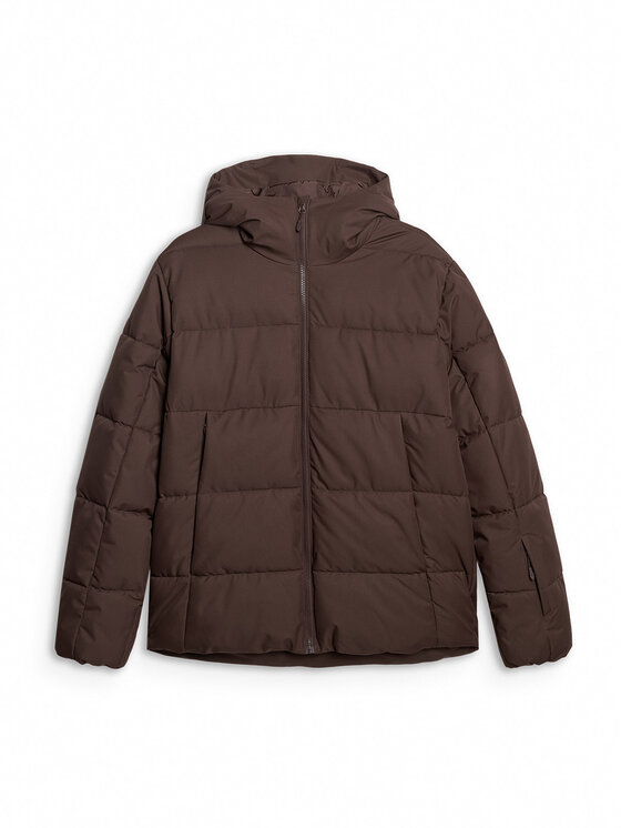 4F 4F Kurtka narciarska SKIWEAR Brązowy ciemny Regular Fit