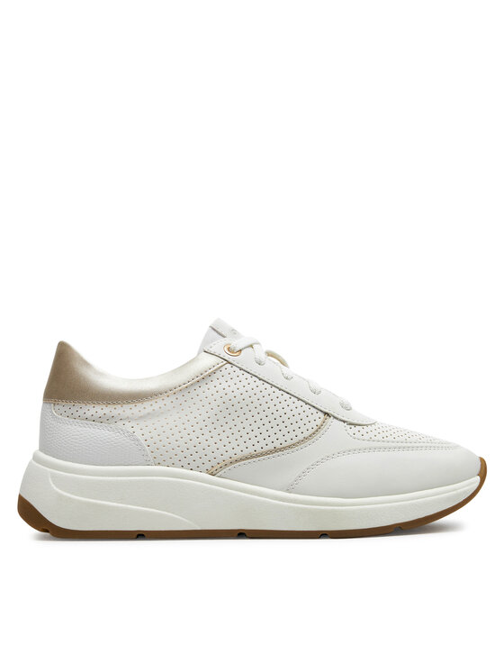 Geox Sneakers D Cristael D45MXD 054AJ C1327 Bianco, taglia : 40