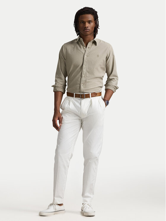 Polo Ralph Lauren Polo Ralph Lauren Koszula 710968913001 Beżowy Custom Fit