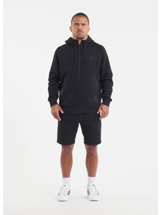 PITBULL PITBULL Szorty sportowe Szorty dresowe męskie DOGWOOD POCKET L Czarny Regular Fit