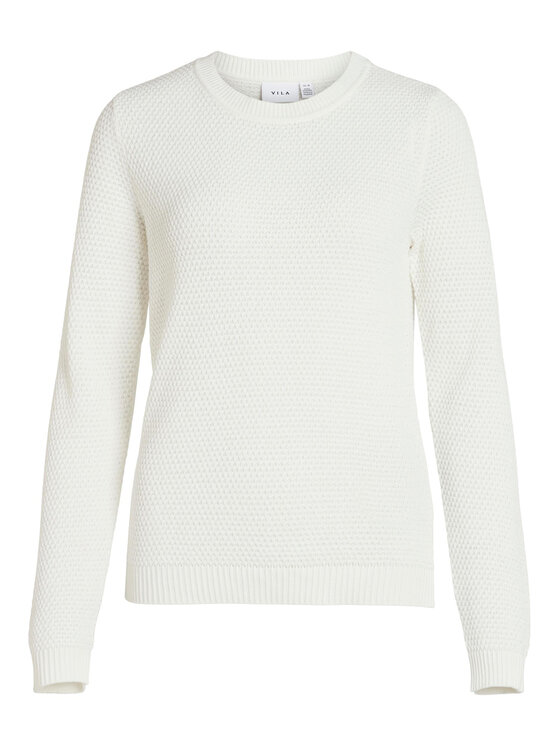 Vila Vila Maglione Dalo 14082767 Bianco Regular Fit