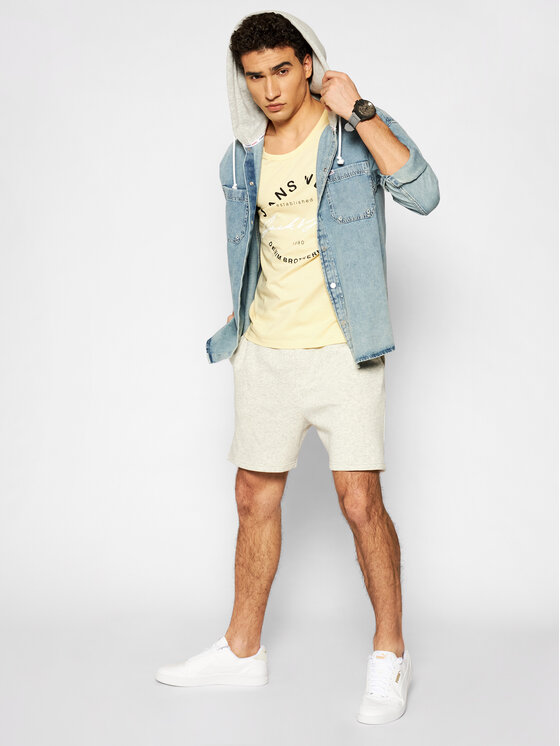 Smanicato Moon 12182341 Giallo Regular Fit