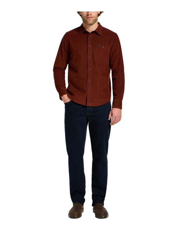 Lee Lee Camicia 112355736 Rosso Regular Fit