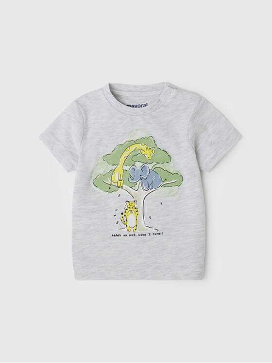 Mayoral Tricou 1012 Gri Regular Fit