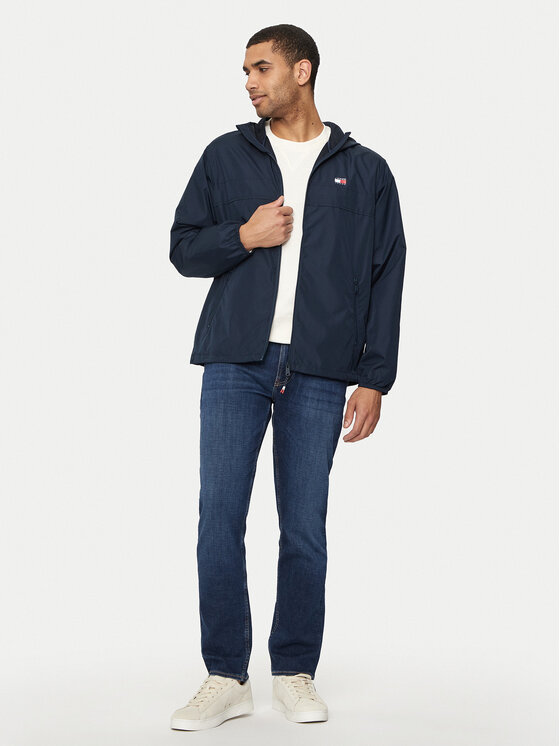 Tommy Jeans Tommy Jeans Wiatrówka Chicago DM0DM20204 Granatowy Regular Fit