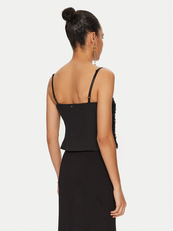 Rinascimento Rinascimento Marškinėliai CFC0121147003 Juoda Slim Fit