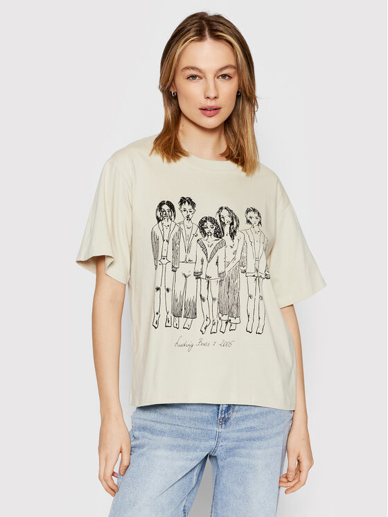 T-shirt Unisex Banda Beige Regular Fit