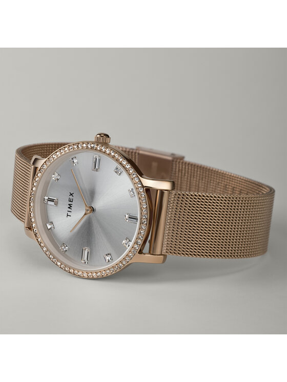 Timex Timex Hodinky TW2W19200 Růžové zlato
